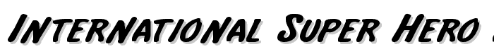 International Super Hero Exp font